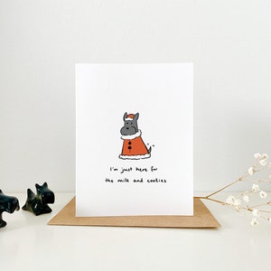 Carte de Noël Terrier écossais de chien de Scottie de Noël