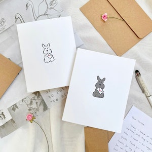 Carte Lettre d'amour Chien Scottie noir ou blanc Scottish Terrier