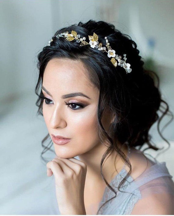 Flower Hair Vine Bridal Hair Accessories Bridal Hair Etsy