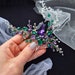see more listings in the Crystals hair comb section