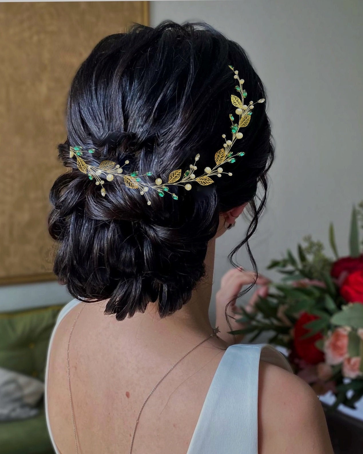 Gold Hair Vine - Etsy Gold Hair Vine - Etsy