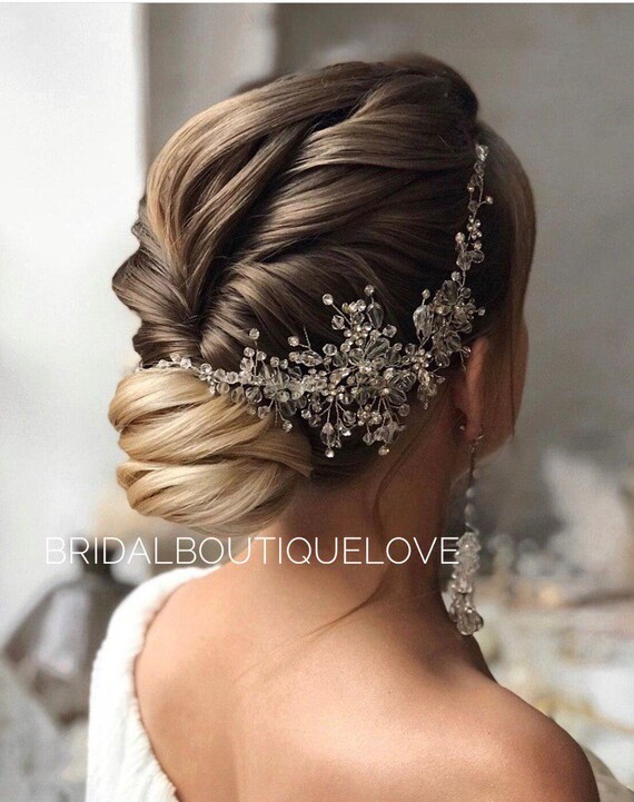 Wedding Hair Accessories Crystal Bridal Hair Piece Bridal Hair Etsy