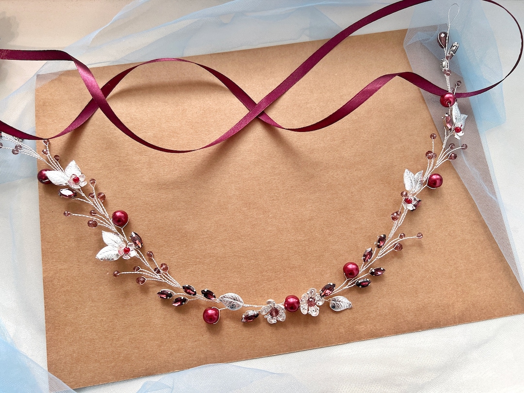 Burgundy Wedding Belt Ribbon Burgundy Bridal Belt Belt Wedding Dress  Burgundy Sash Belt