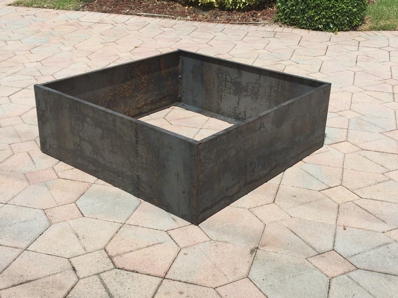 Weighs 130 lbs Assembly Required Corten Steel DIY 54x 54x  20 H Raised Planter Bed FREE SHIPPING!