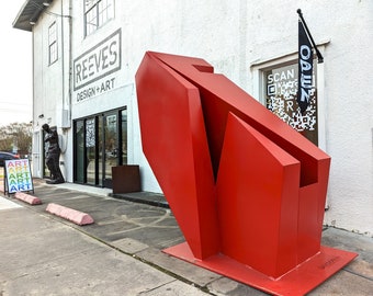 Modern Aluminum Sculpture