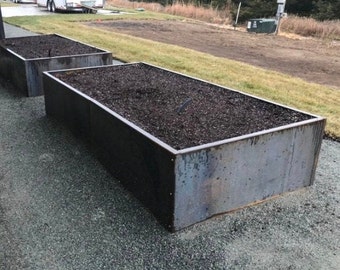 Corten Steel Planter, Raised Bed Corten Steel Planter, Outdoor Planter, Steel Planter, Corten Planter, DIY Planter, Garden Planter