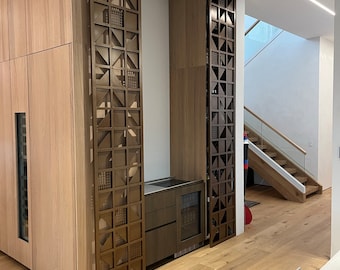 Custom aluminum or corten steel architectural screen / panel