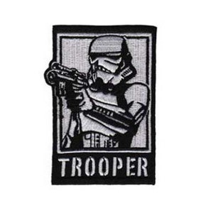 Star Trooper Wars  Framed Stormtrooper Patch Helmet Bag Trooper D