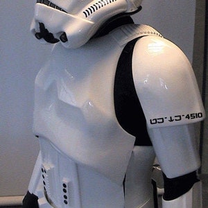 パーソナライズされたショルダーベルIDデカールスタートルーパーウォーズコスプレコスチュームストームトルーパーアーマー用