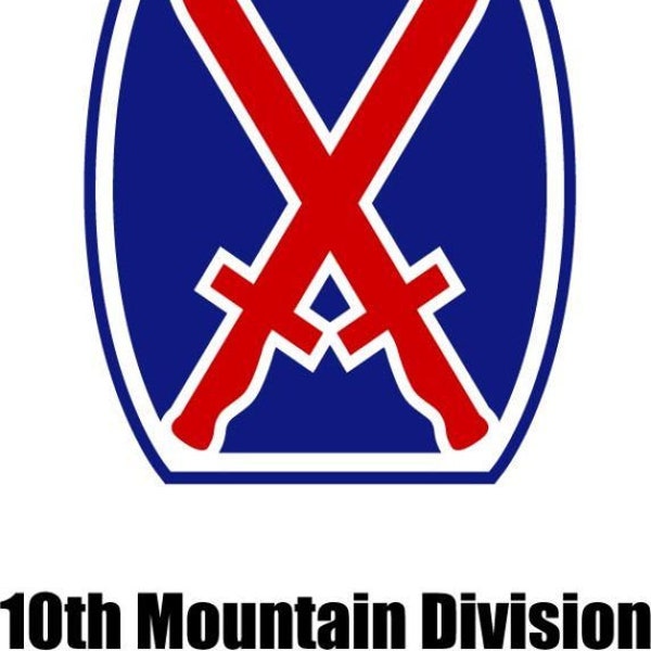 U.S. Military Special Operations 10th Mountain Division Decal Bumper Sticker Set 3, 6, 9 inch tall Service Memorabilia