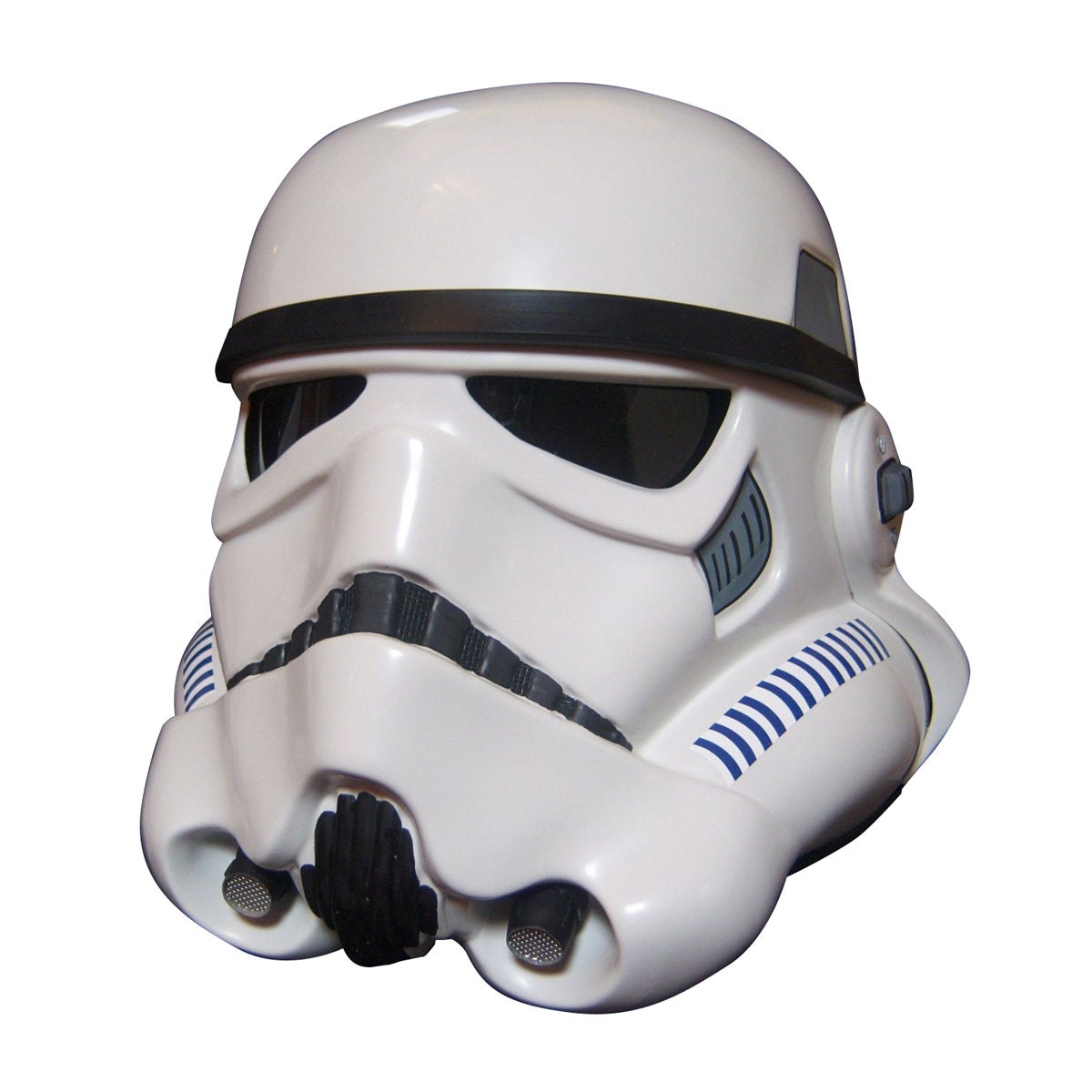 Black or Grey Kids Boys Girls Star Wars Trooper Side View Outline Helmet 