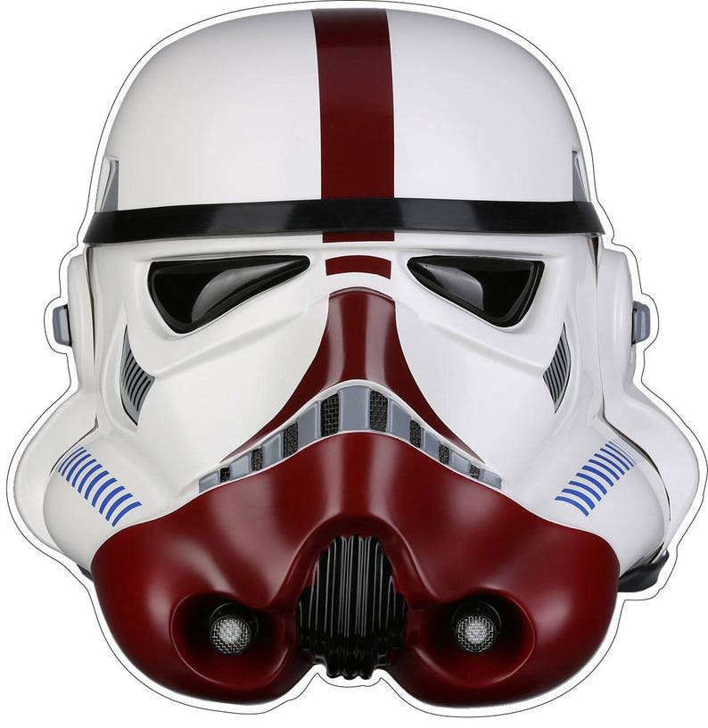 Star Trooper Wars Incinerator Trooper Helmet Custom Vinyl Etsy