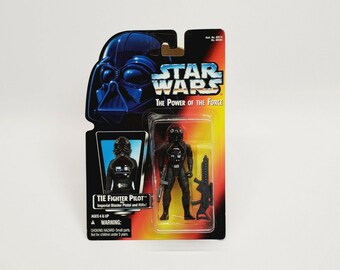 (未使用･未開封品)Star Wars Power of the Force Tie Fighter Pilot Action Figure with Imperial Issue Blaster Pistol Amazon.com: Star Wars Power of the Force Tie Fighter Pilot