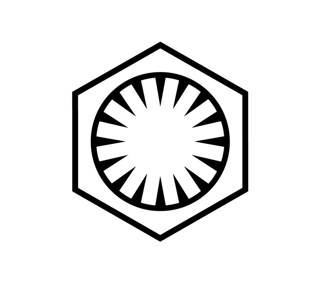 Star Trooper Wars the First Order Emblem Logo Sticker Decal Movie Art ...