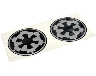 Star Trooper Wars Tie Fighter Piloto Casco Preciso Imperial Cog Pegatina Calcomanía Traje Set Prop 501st
