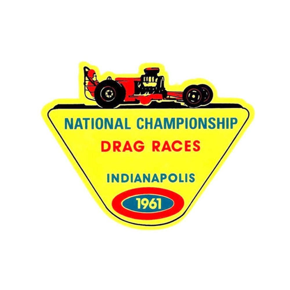 National Championship Drag Races 1961 Vintage Reproduction Drag Racing ...