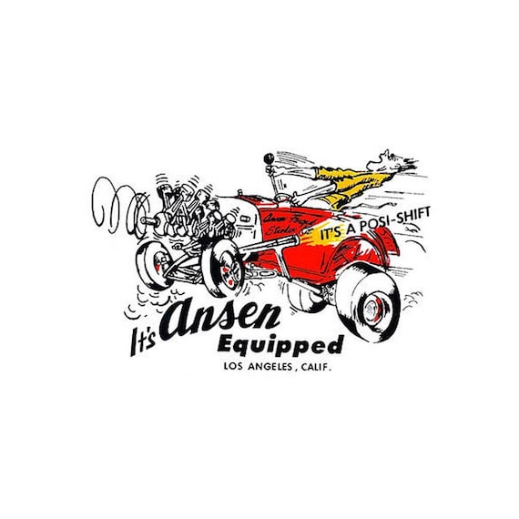 Its Ansen Equipped Los Angeles California Drag Race Hot Rod | Etsy