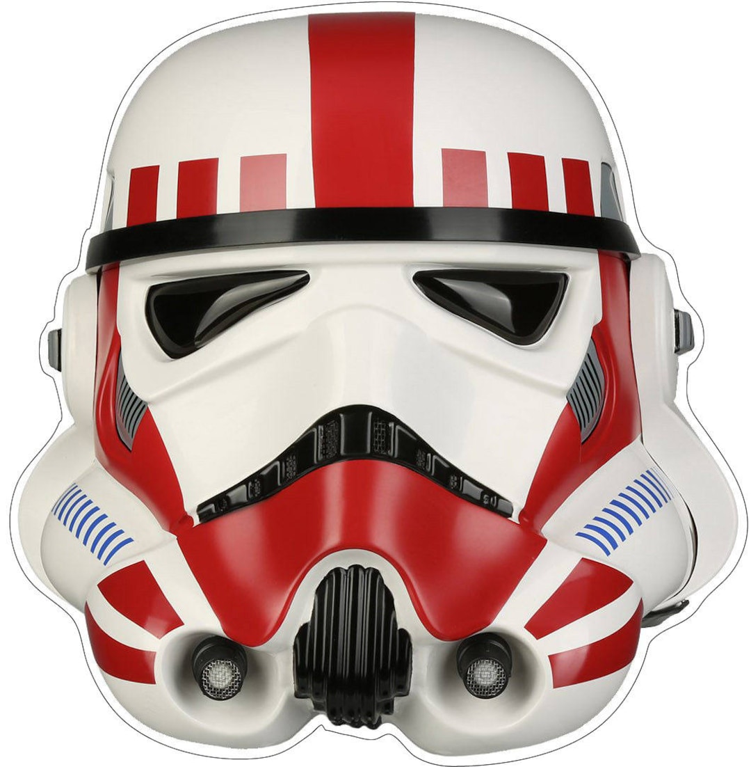 Star Trooper Wars Schock Trooper Helm Benutzerdefinierte Vinyl Aufkleber  Aufkleber - .de