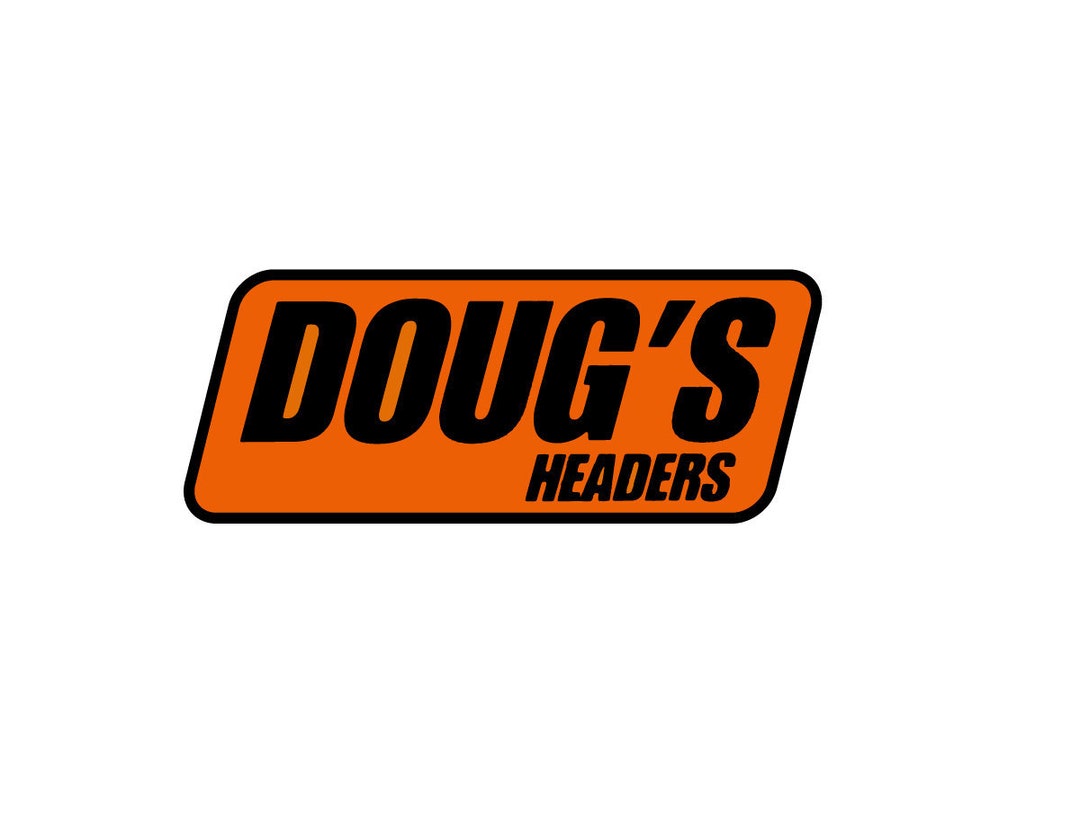 Doug's Headers Sponsor Vintage Reproduction Drag Racing Hot Rod Full
