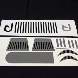 Biker Scout Helmet Decals Star Trooper Wars  Return Of The Jedi Bikerscout Cosplay Costuming Sci-Fi 501st