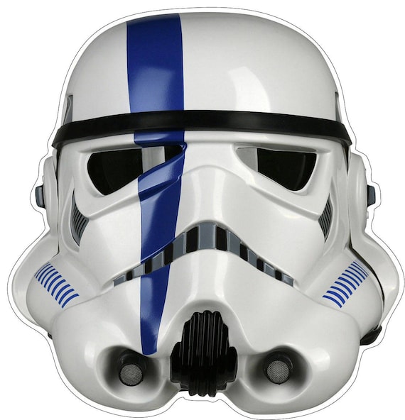 Star Trooper Wars Stormtrooper commandant casque vinyle autocollant  autocollant personnalisé