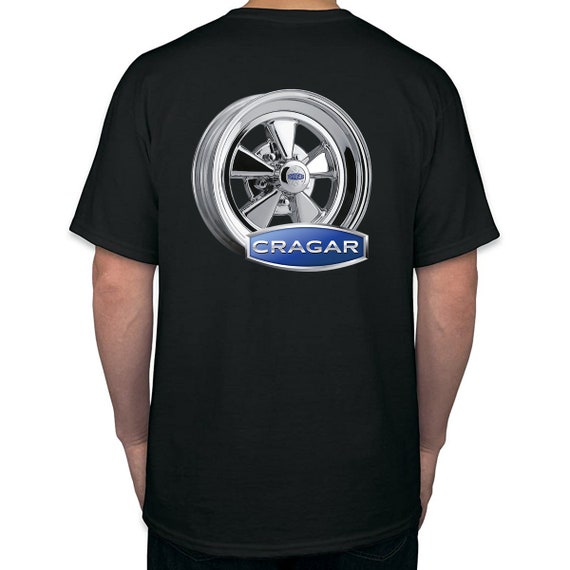 大人気定番商品 Cragar Rims Track Drag Racing Auto Hot Rat Rod Black Short グラス・カップ・酒器