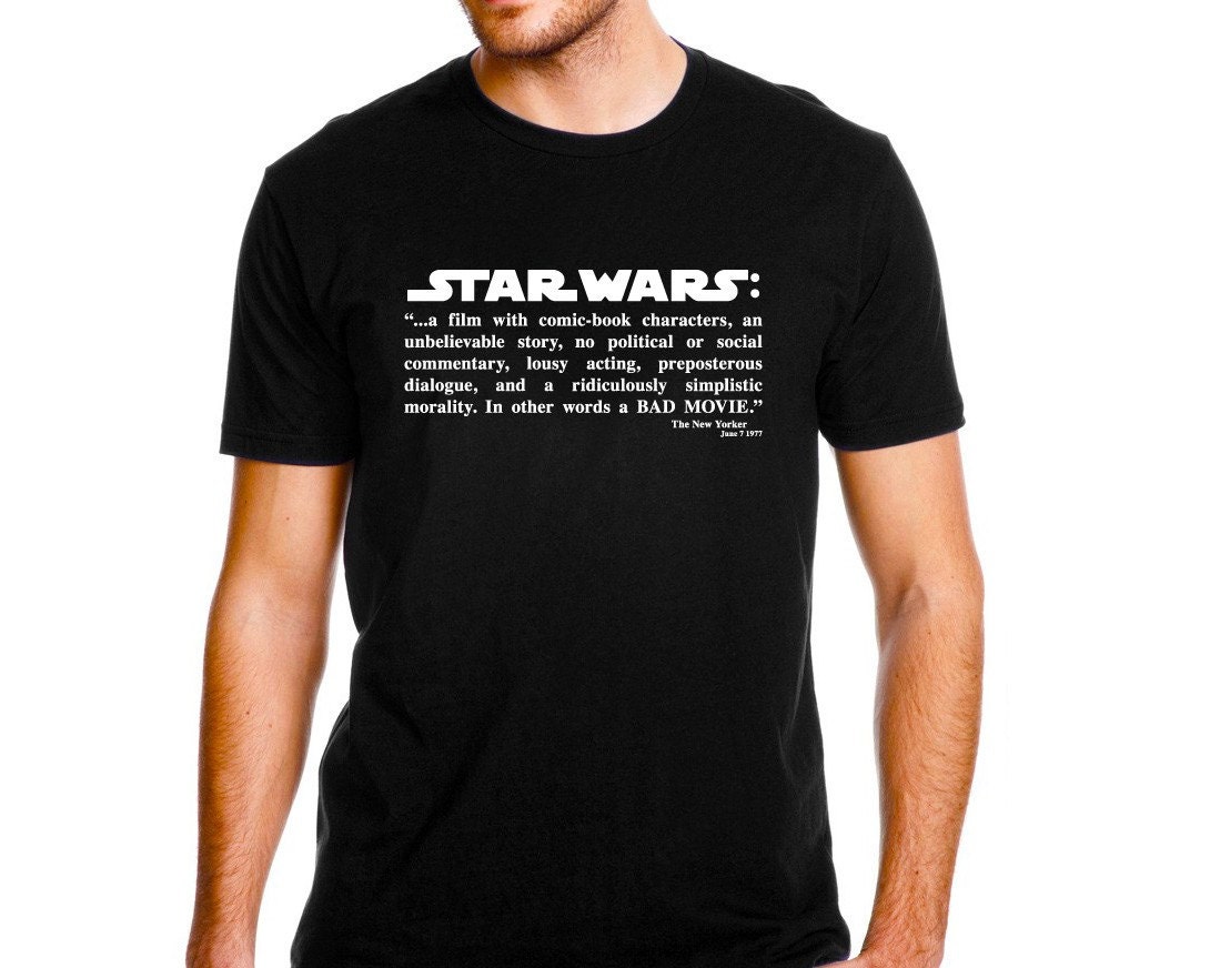 Star Trooper Wars : A BAD MOVIE T-shirt Sci-fi Funny Novelty Black