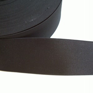 Heavy-duty dij elastiek, 3 inch x 1 werf, zwart cosplay kostuums naaibenodigdheden kunstnijverheid benodigdheden prop gebouw film cosplay kostuums