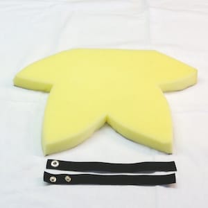 Yellow Foam Helmet Liner and Straps Costuming Cosplay Mask Support