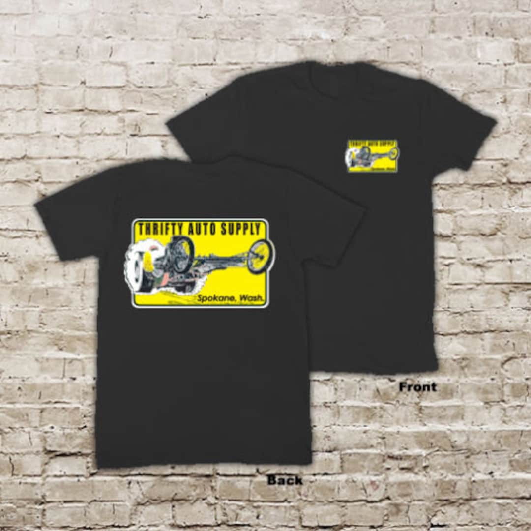 Thrifty Auto Supply Spokane Washington Auto Drag Race Hot Rat Etsy