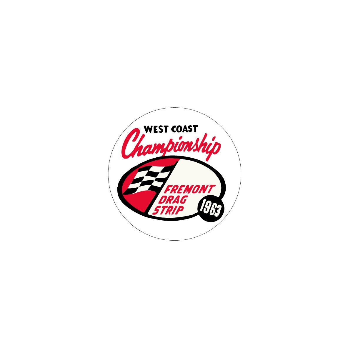 West Coast Championship 1963 Drag Race Vintage Reproduction Drag Racing ...
