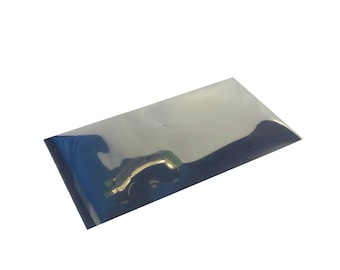Chrome Mirror Finish .010 Thick Transparent Tinted Vinyl Lens 8 X 15.5 Inches Cosplay Costuming Sci-Fi