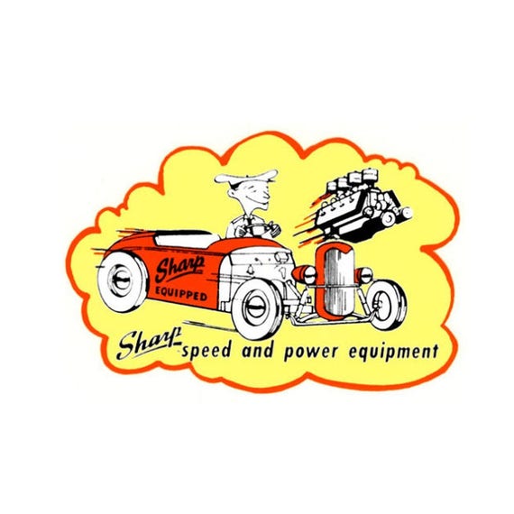 3 Inch Chevrolet Full Color Vintage Style Hot Rod, Nhra, Gasser - Foto 3