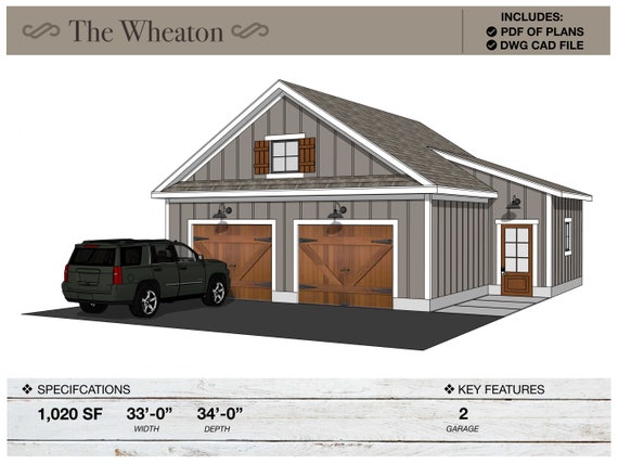 Detached Garage Plans - Architectural Designs