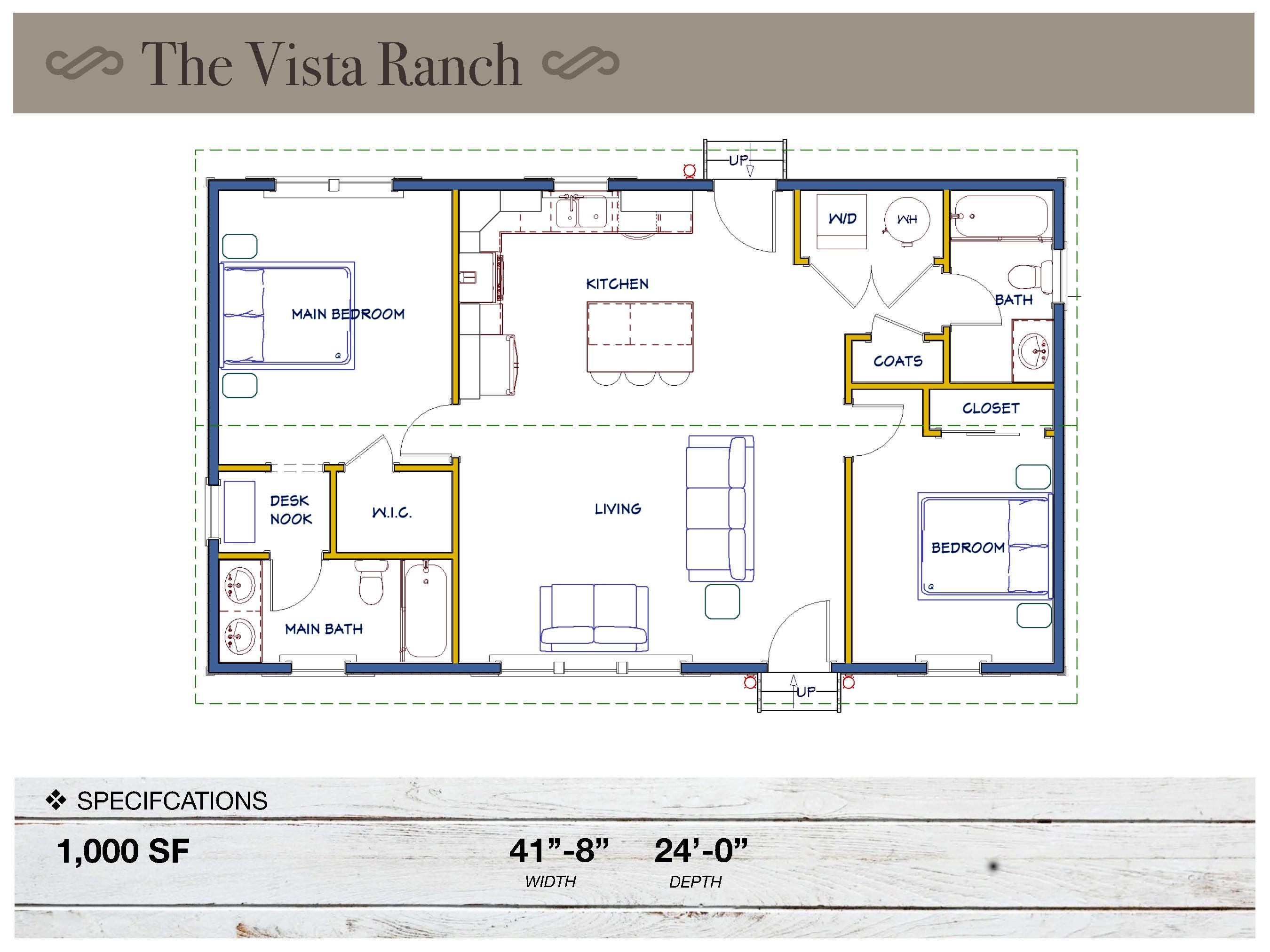 🏡 1400 sq ft ranch style house plans: Cozy 2-Bedroom Ranch with Two Master  Suites 🏡✨🤩, image size:2700x2024