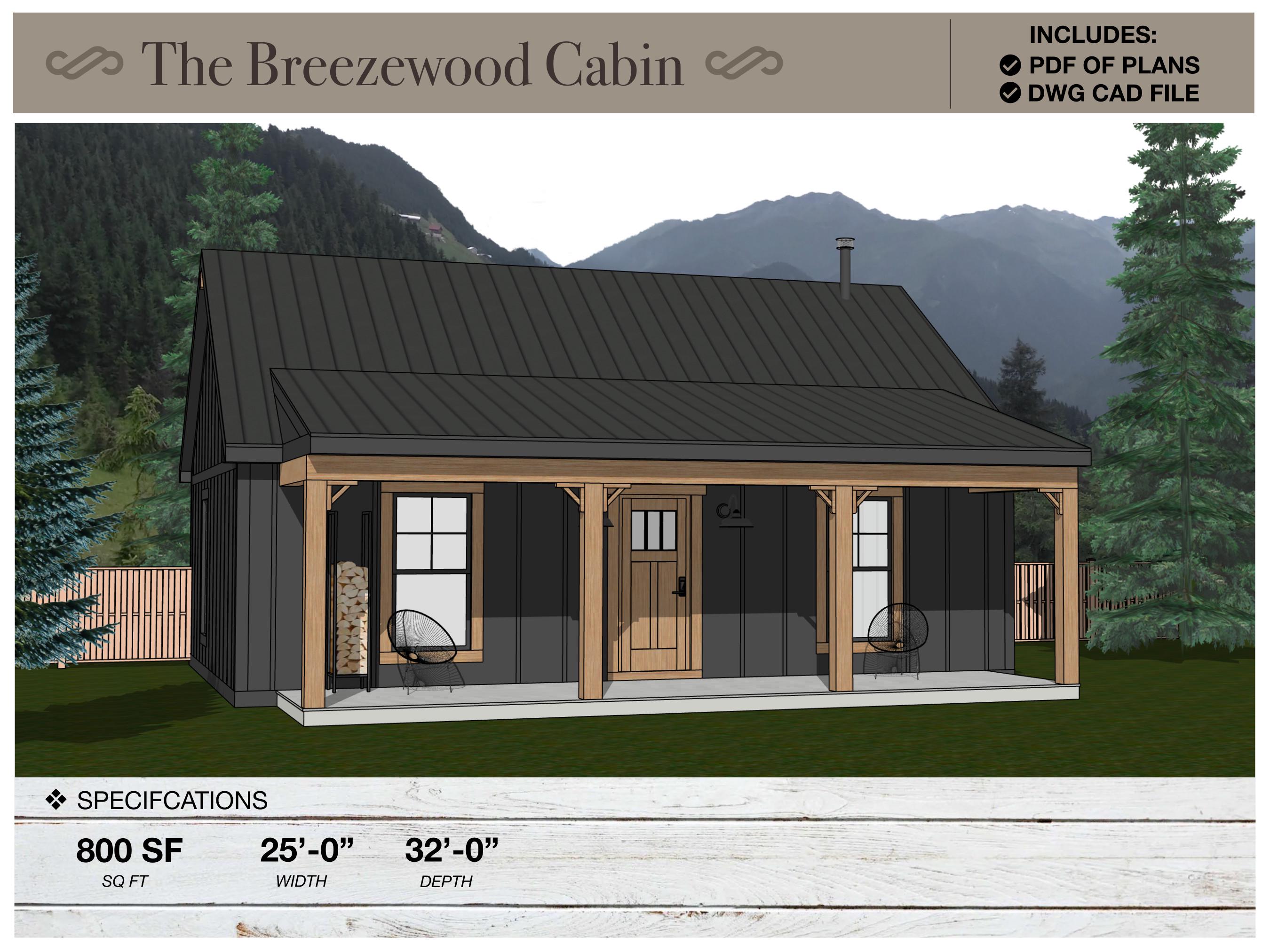 Tiny House Floor Plans: Modern Farmhouse Cottage (digital Download) - Etsy, image size:2700x2025