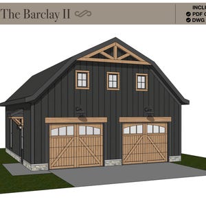 780 vierkante voet, 28' x 30', vrijstaande garage voor 2 wagens, werkplaats, schuur, schuur, moderne boerderij, architectonische plannen, blauwdrukken, rijtuig