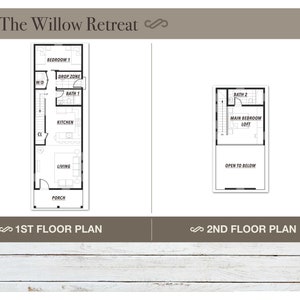 1000 Square Foot Home Plans, 2 Bedrooms, 2 Bathrooms, Loft, Tiny Home Plans, Tiny Home, Farmhouse Plans, Off Grid House Plans, Small House Plans, Granny Suite Plans, Granny Suite, 2 Levels, Large Kitchen, Shiplap, Porch, House Plans With Porch