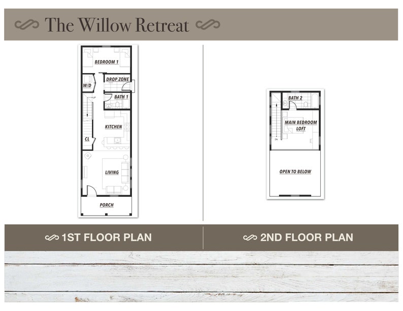 1000 Square Foot Home Plans, 2 Bedrooms, 2 Bathrooms, Loft, Tiny Home Plans, Tiny Home, Farmhouse Plans, Off Grid House Plans, Small House Plans, Granny Suite Plans, Granny Suite, 2 Levels, Large Kitchen, Shiplap, Porch, House Plans With Porch