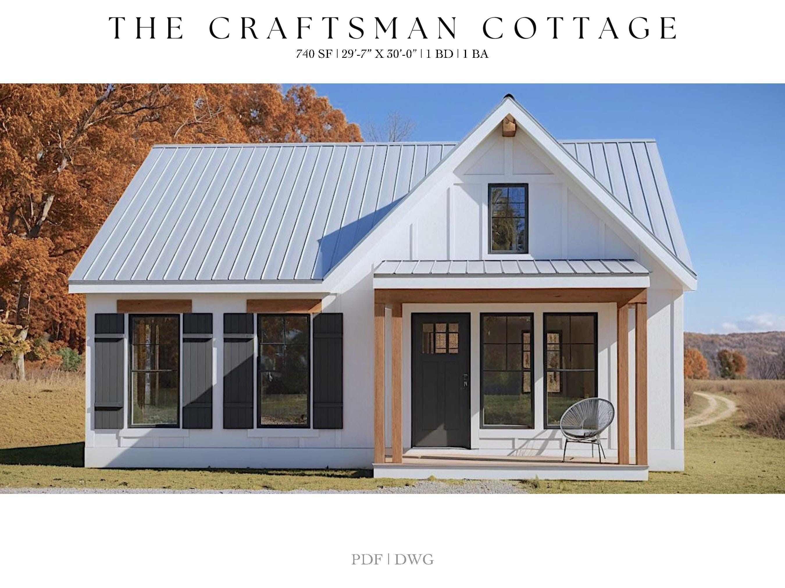 740 SQ FT Tiny House, 29'-7\, image size:2700x2024