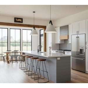 Casa colonica moderna di 2.294 piedi quadrati, 35'-0" x 46'-0", planimetrie di cottage, progetti architettonici, 4 camere da letto, 2 bagni e mezzo, progetti di case, cabina immagine 3