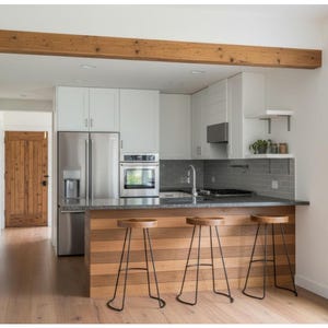 1,061 SQFT Tiny House, 16' X 53'-7", 2 Bedrooms, 2 Baths, House Plans, Modern Farmhouse, Architectural Floor Plans, Cabin, Tiny House, Loft image 2