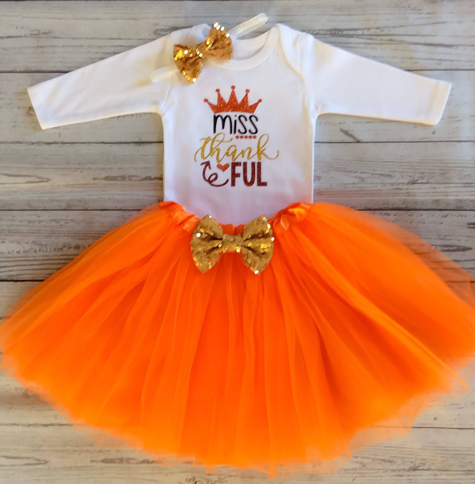 thankful baby outfit