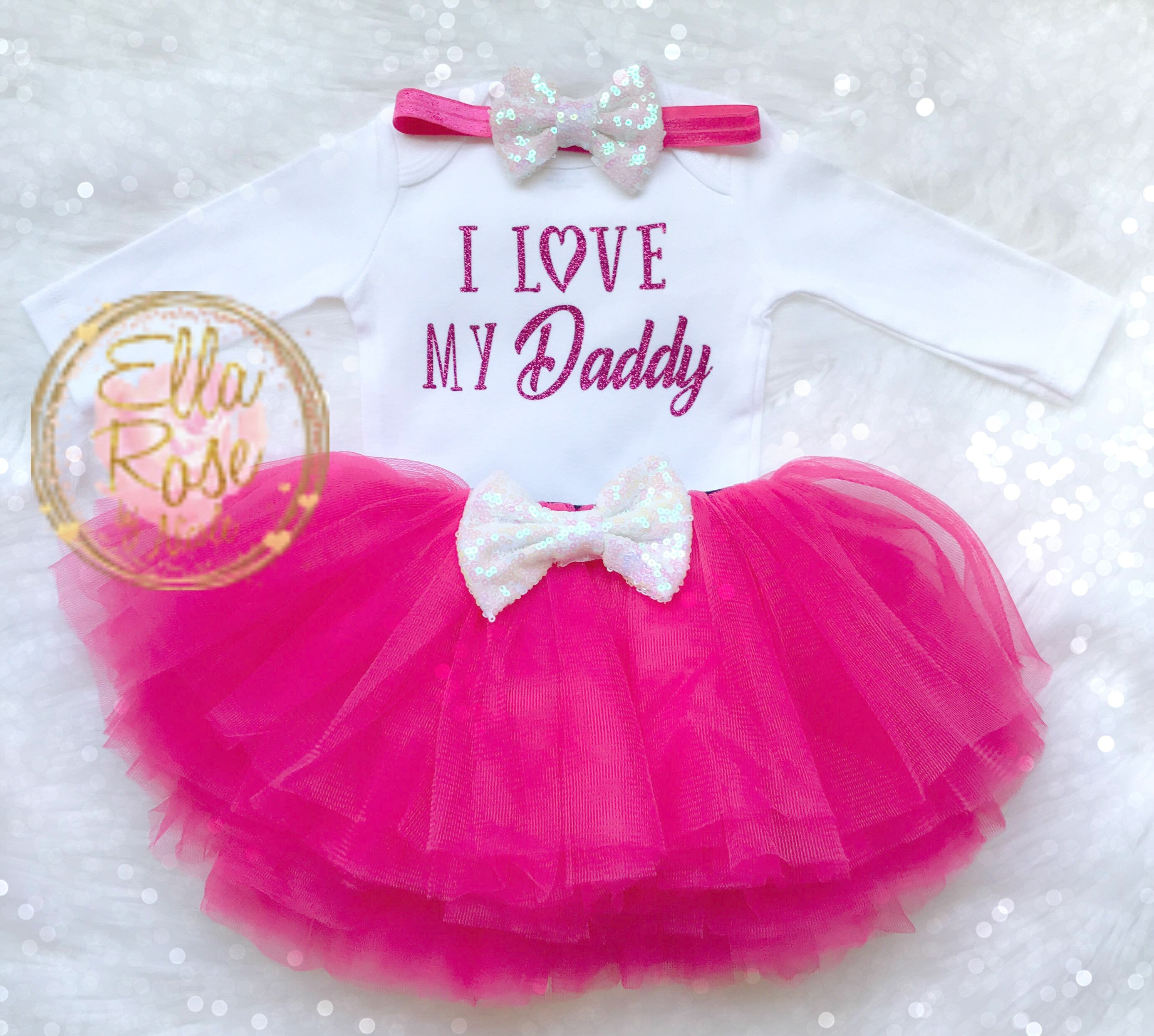 I Love My Daddy Baby Girl Outfit Daddy S Girl Bodysuit Etsy I Love My Daddy Baby Girl Outfit Daddy S Girl Bodysuit Etsy