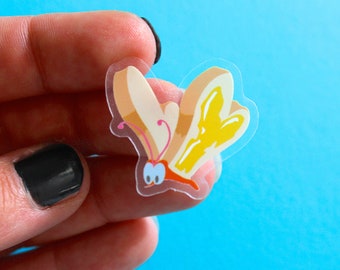 Alice in Wonderland butterfly sticker