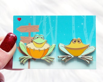 Frogs pin set - Alice in Wonderland