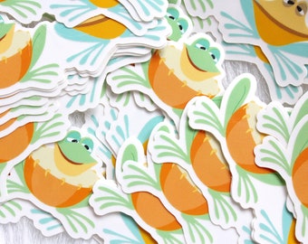 Sticker frogs