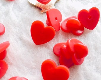 Heart shaped pin backs