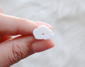 Cloud-shaped pin backs