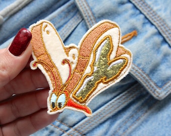 Bread and butterfly Iron Patch